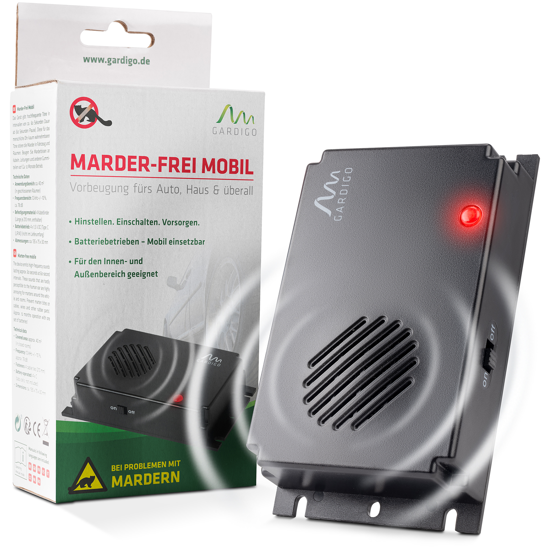 Marten Repellent Mobile | battery operated