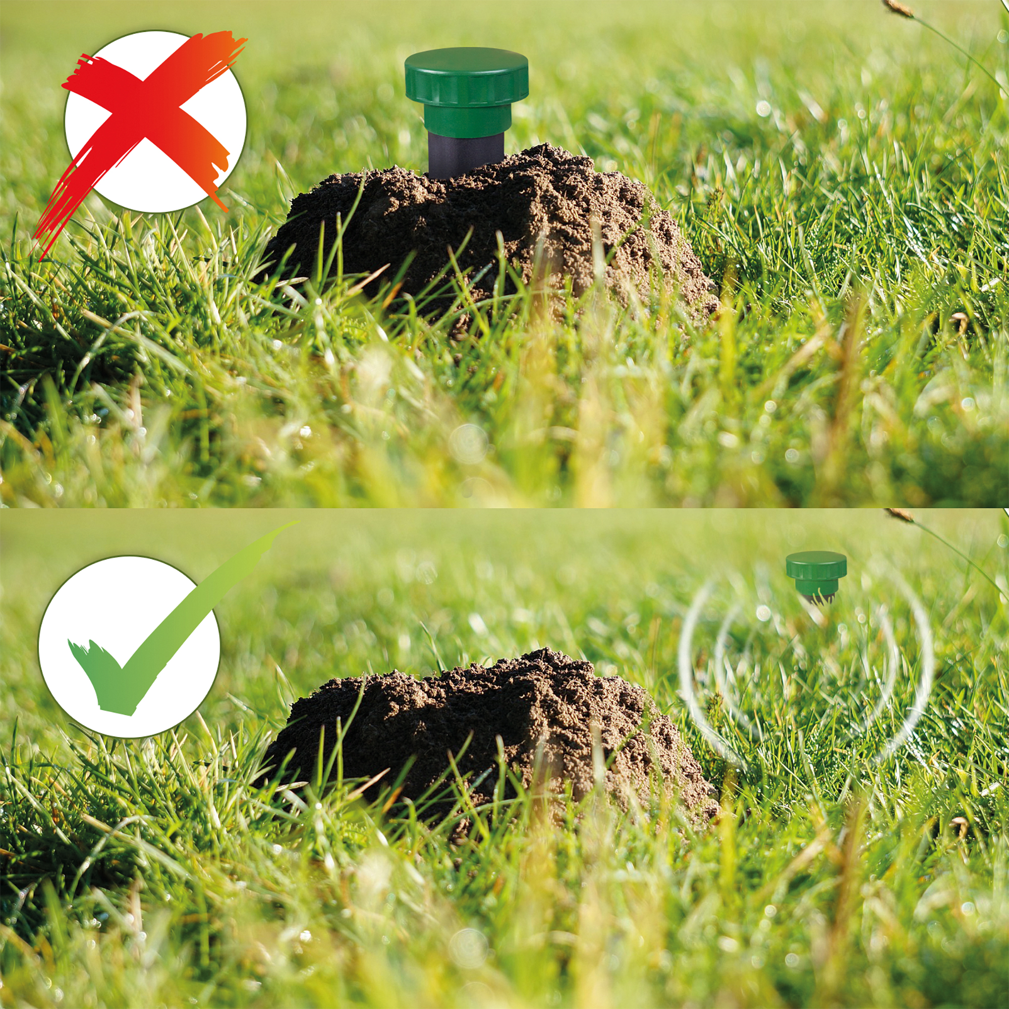 70021-Maulwurf-Abwehr-Basic-Maulwurfschutz-Wuehlmaus-loswerden GARDIGO battery powered mole repellant basic