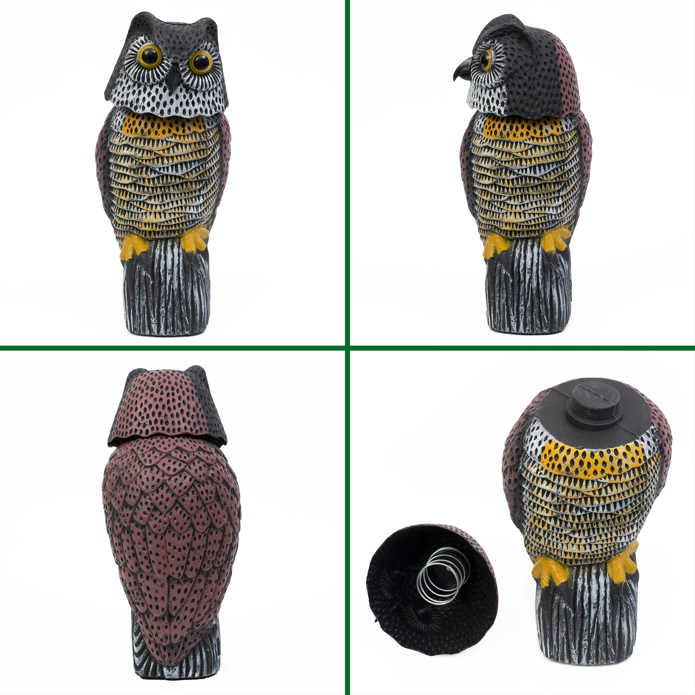 60102-Vogel-Abwehr-Eule-Vogelscheuche Bird Deterrent Owl