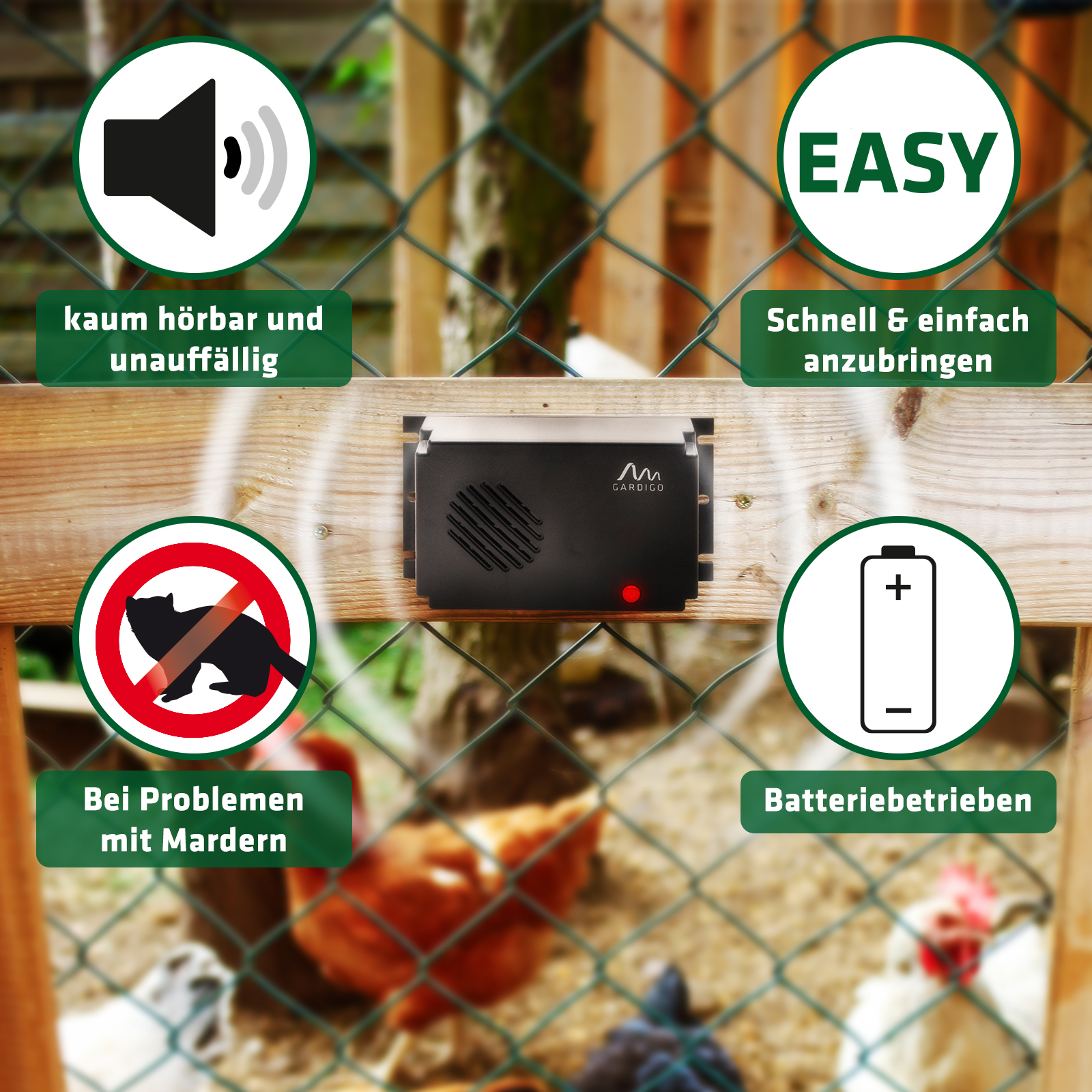 Marten Repellent Mobile | battery operated