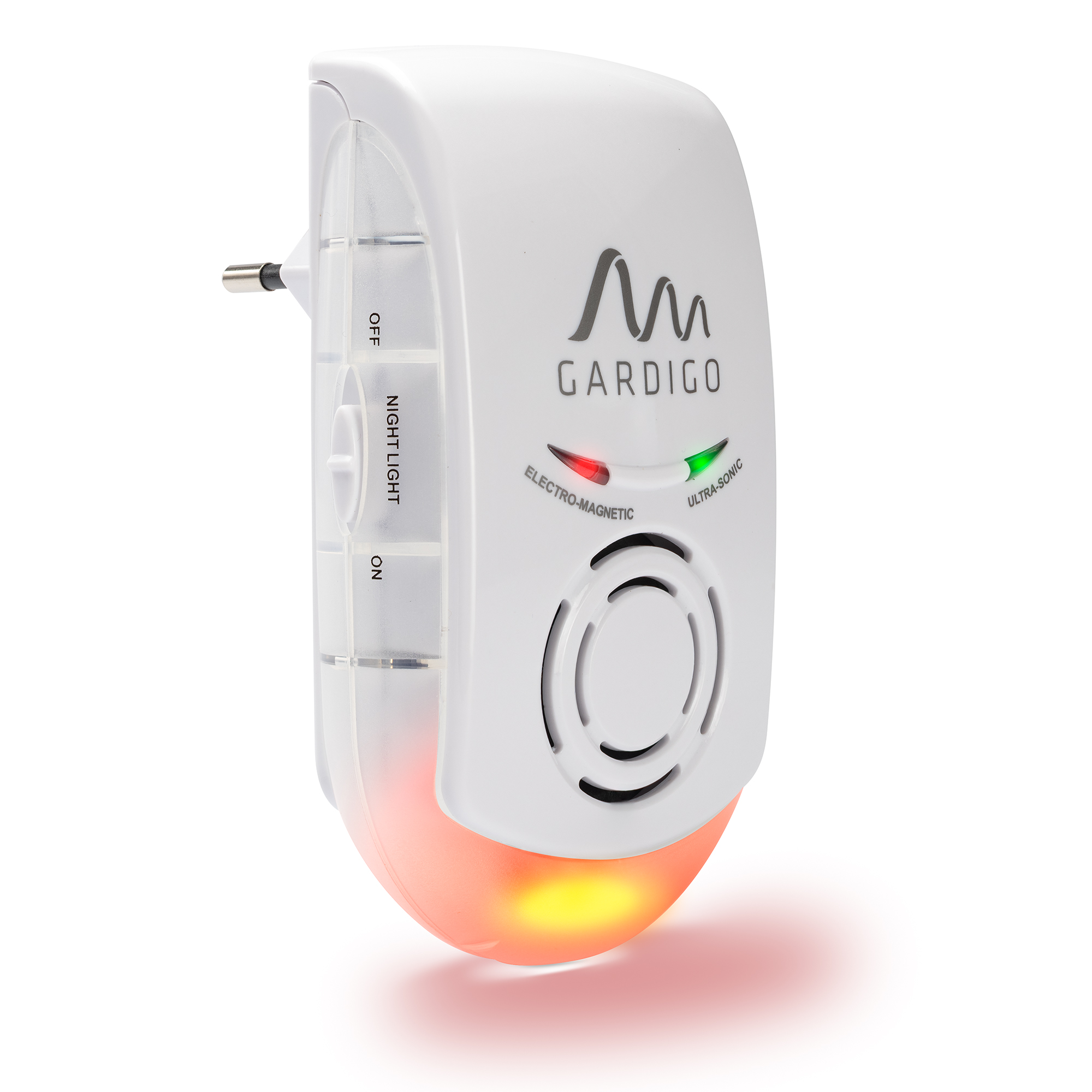 Gardigo Ungeziefer-Abwehr Stecker mit Ultraschall und Magnetfeld gegen Silberfische, Mäuse und Ratten