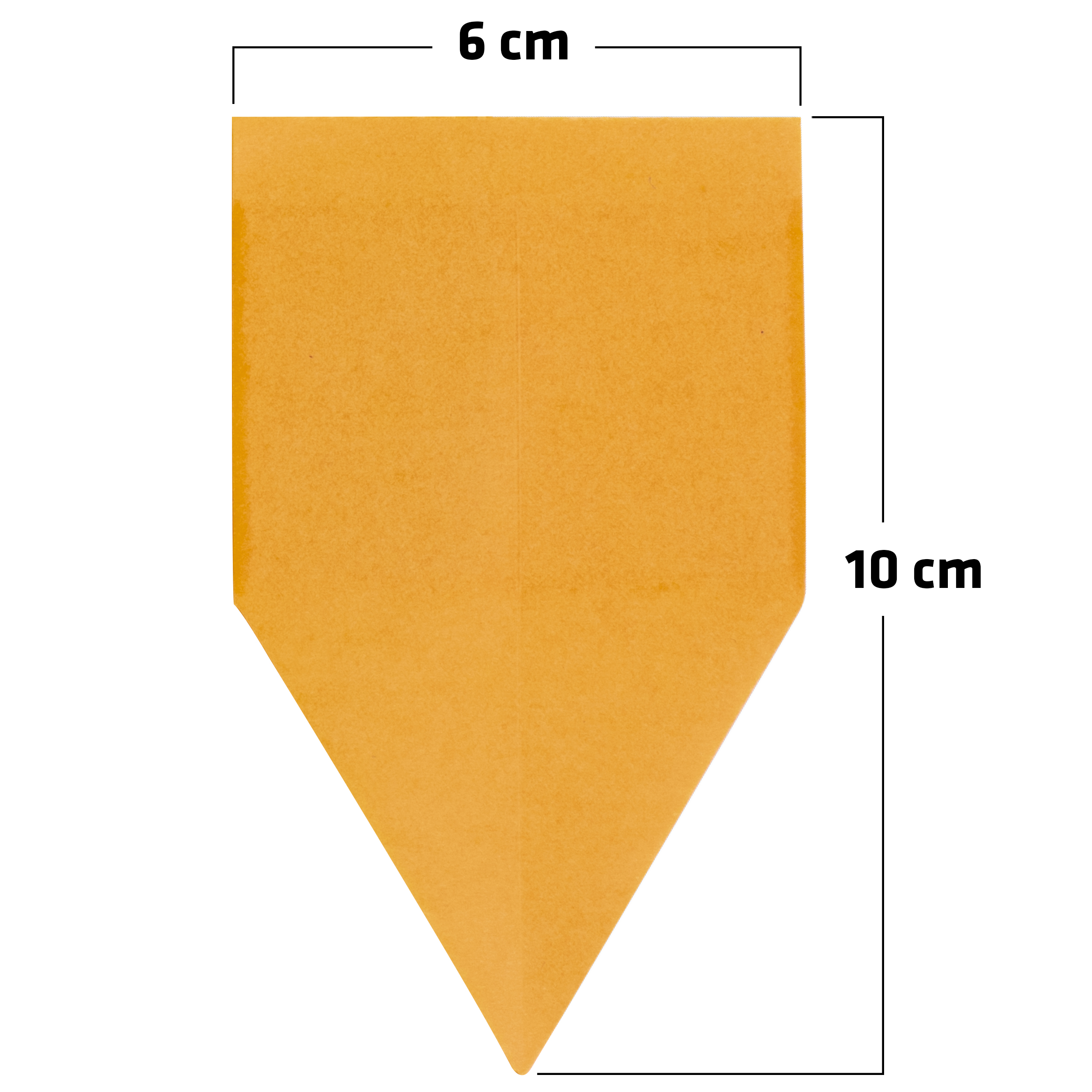 Yellow Stickers | set of 6 sticky traps | protection for indoor plants