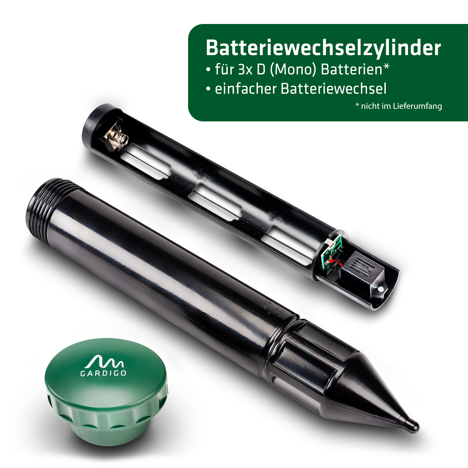 maulwurfabwehr-batteriewechsel-70021 GARDIGO battery powered mole repellant basic