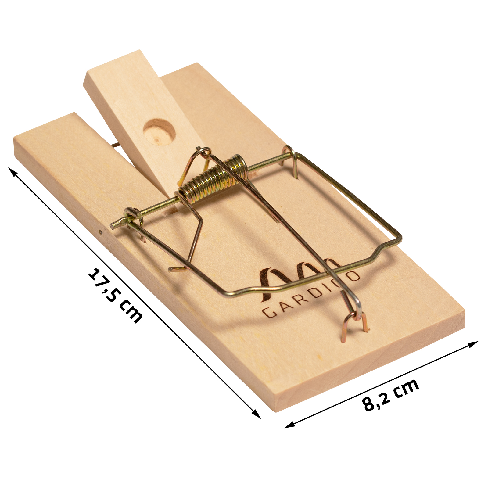 holz-rattenfalle-masse-62324 Wooden Rat Trap | powerful snap trap