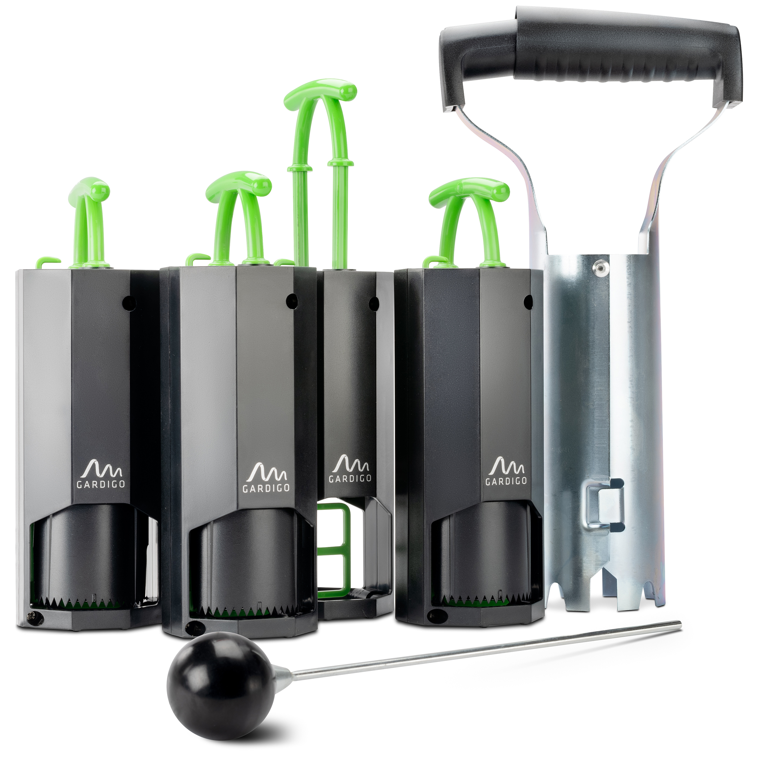 Set of 4 vole traps with accessories