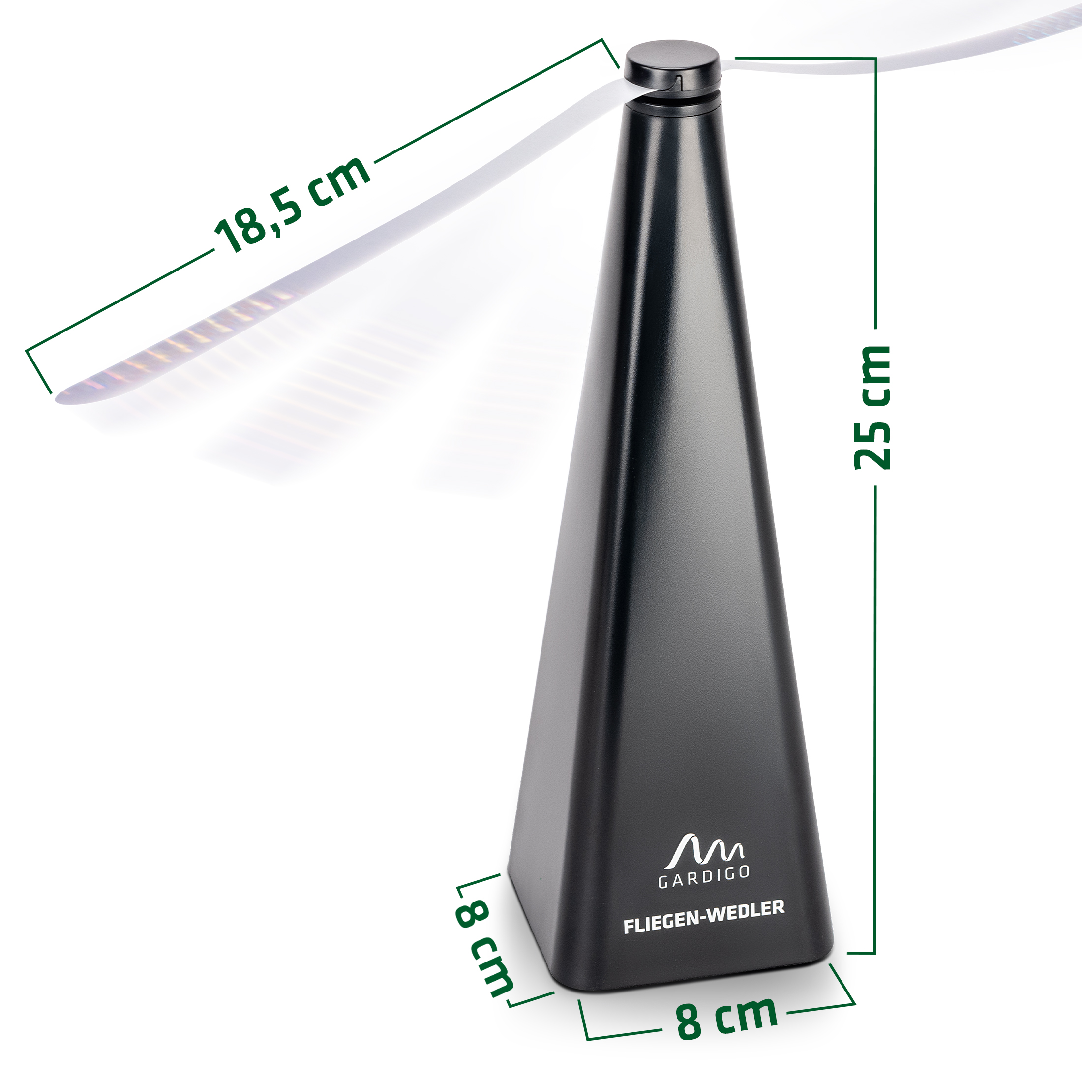 fliegen-wedler-masse-25190 GARDIGO Fly Scare fan with hanger