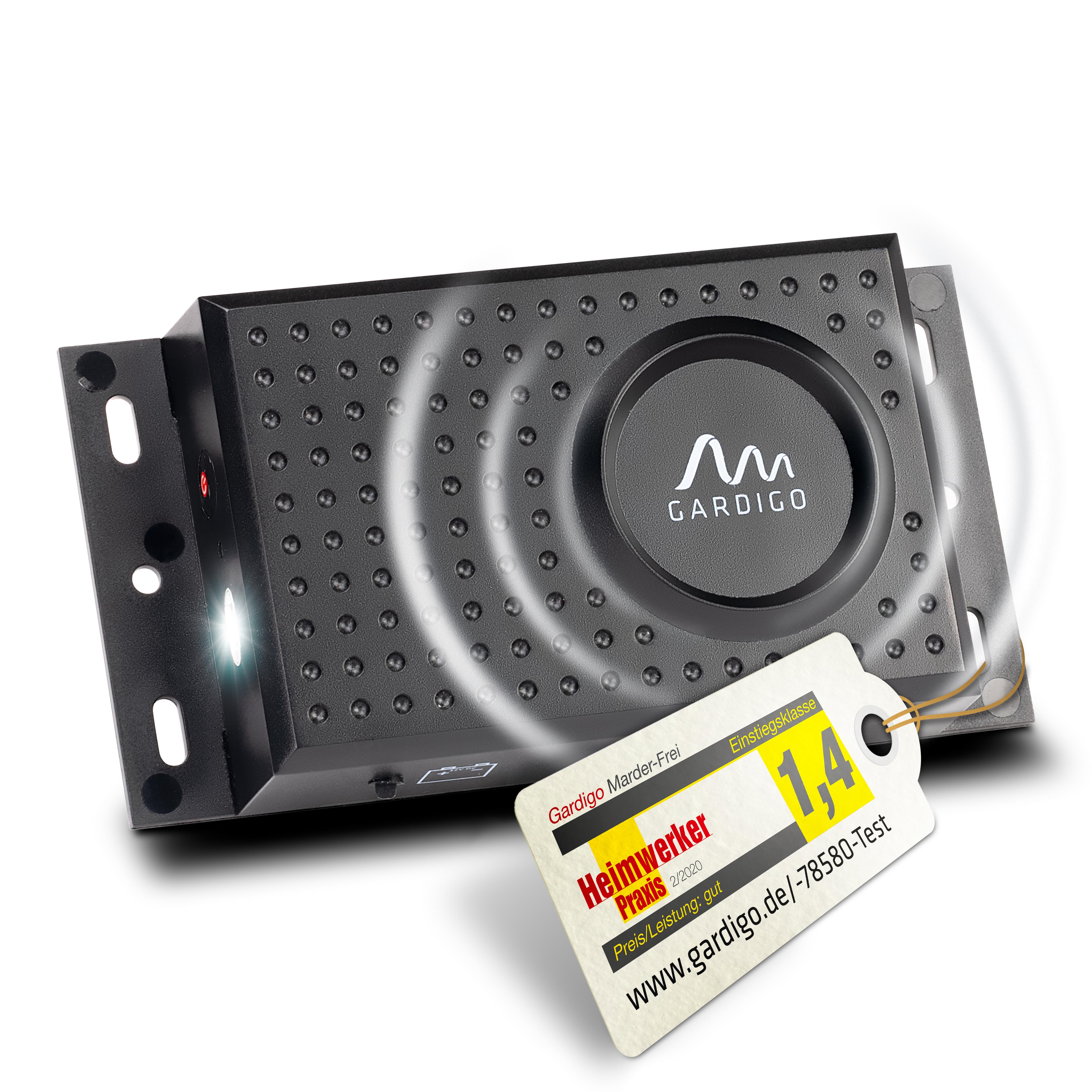 Sonic marten repellent for cars and attics GARDIGO Anti-Marten Duo | sonic marten repellent