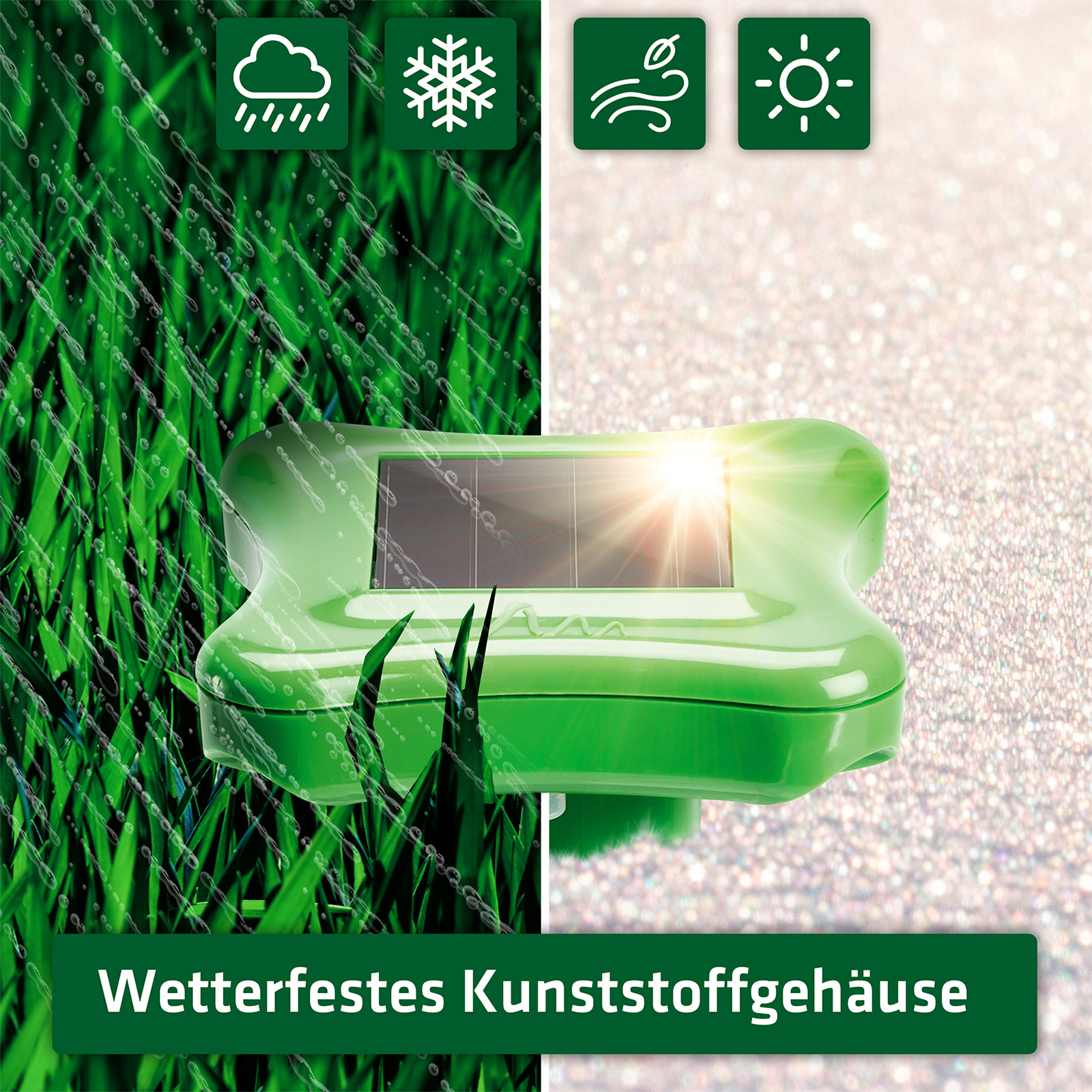 GARDIGO Solar Mole Repellent | solar powered