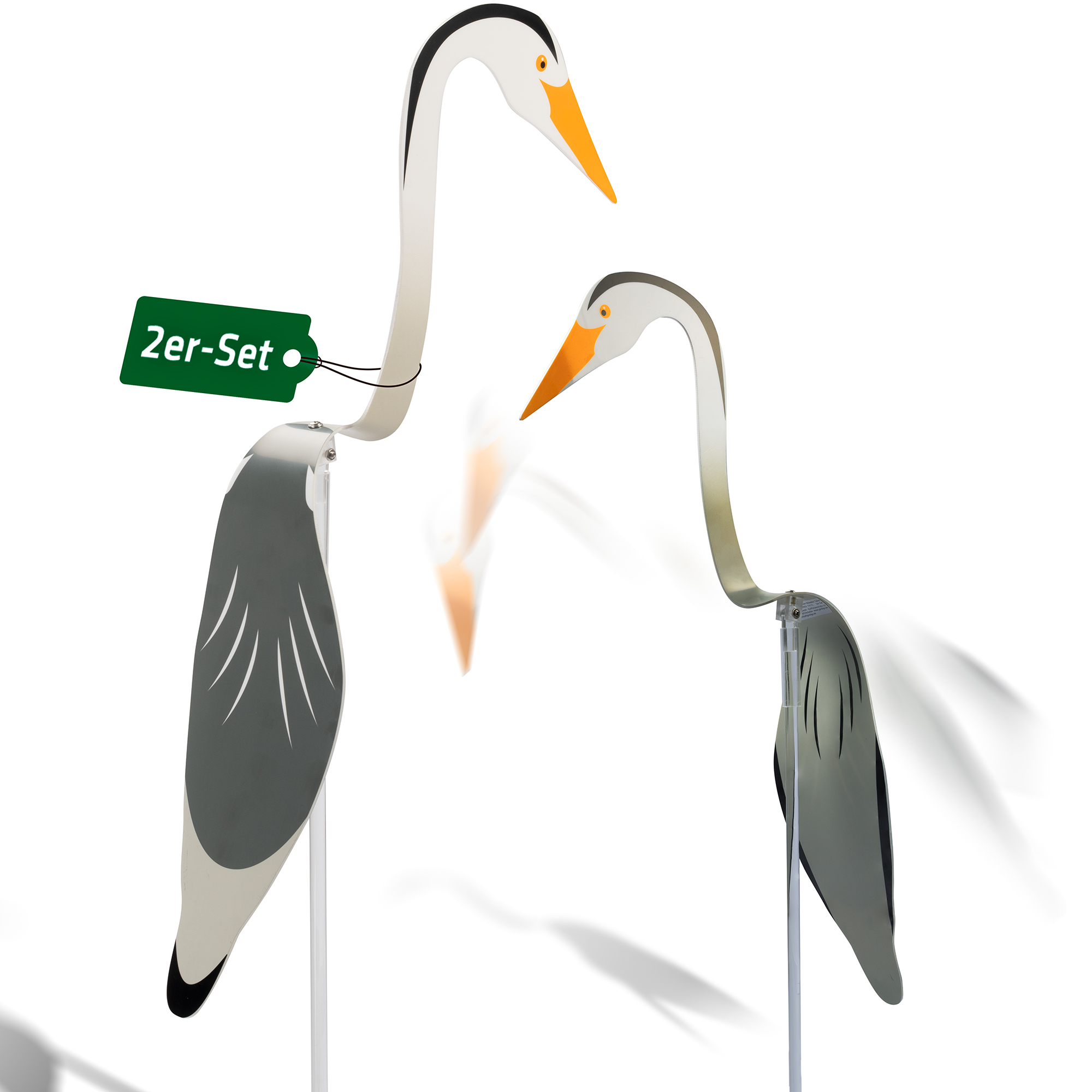 Heron Deterrent Twist, Set of 2 Heron Deterrent Twist, Set of 2