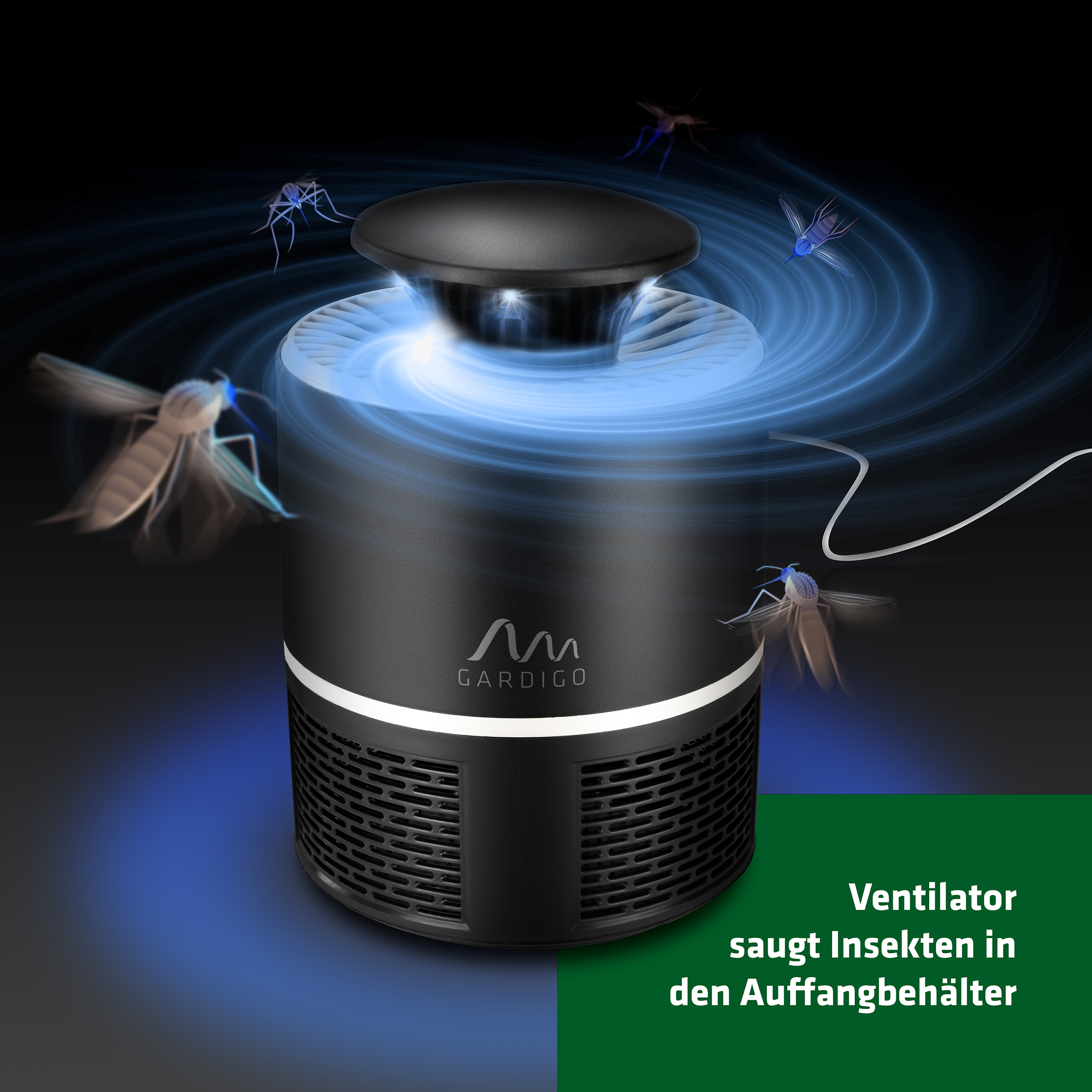 Ventilatorfalle-gegen-muecken-62454 UV-Light & Fan Insect Trap | electric fly trap