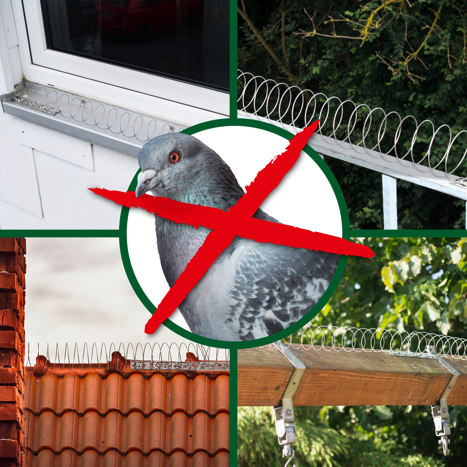 anwendungsorte-tauben-abweiser-60097 GARDIGO pigeon deterrent without spikes