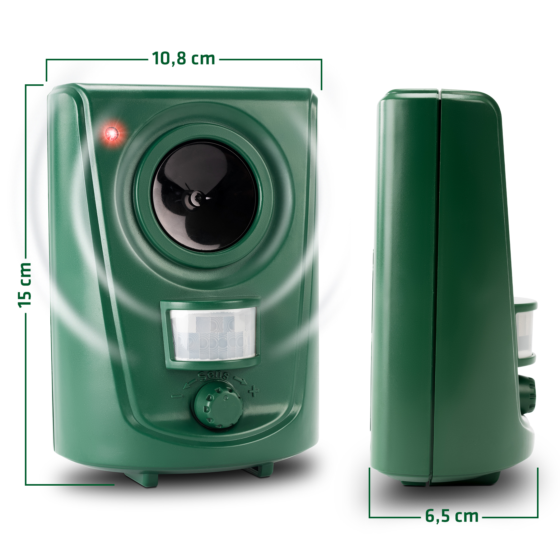 Ultrasonic cat & dog repellent | with motion sensor