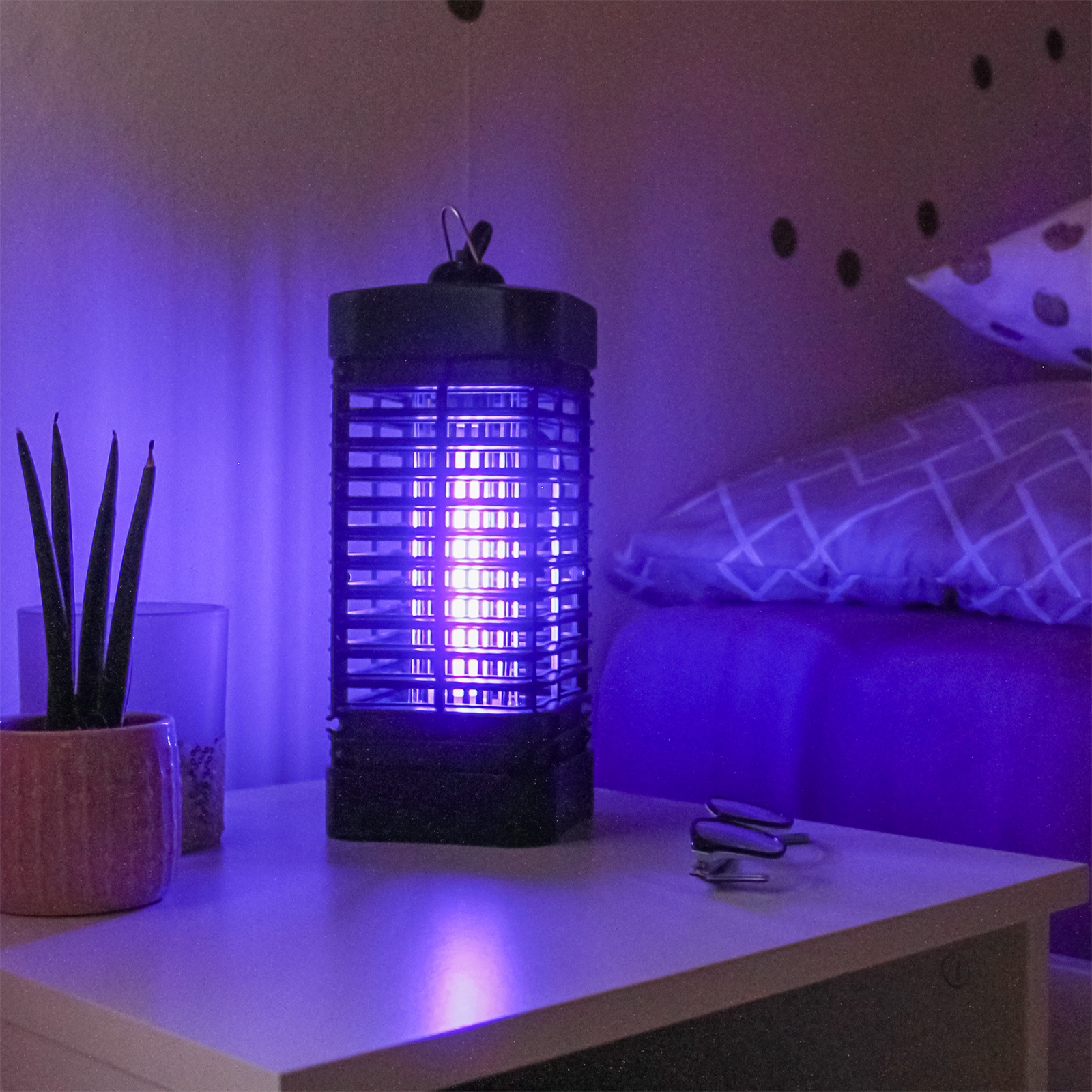 62303-Fluginsektenvernichter-25qm-UV-Licht-schlafzimmer electric mosquito trap