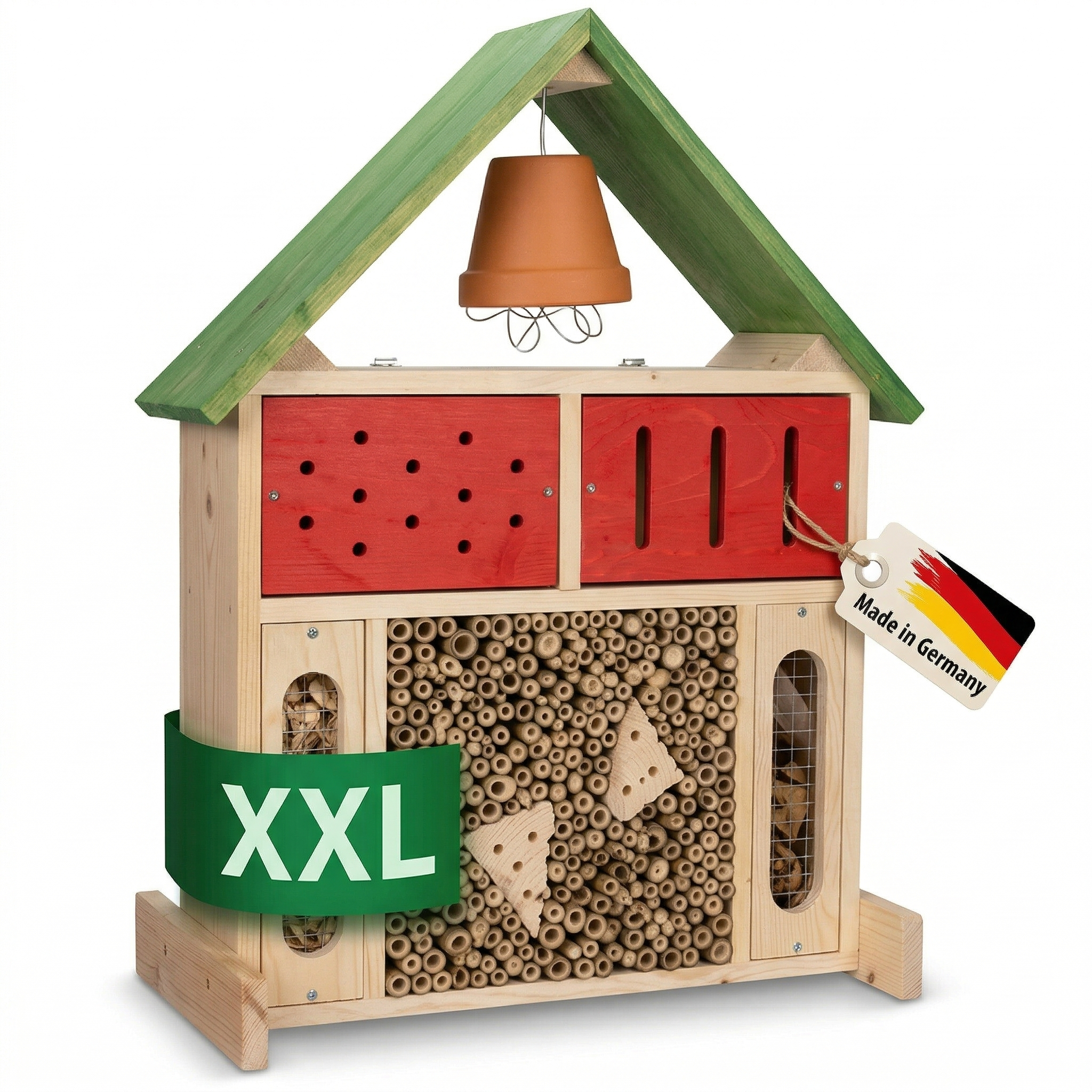 Insect hotel XXL | Large nesting aid for wild bees | Made in Germany