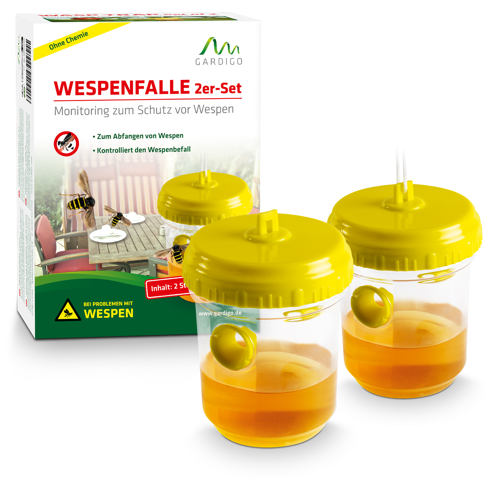 Gardigo-Wespenfalle-packung-66645 GARDIGO wasp trap, set of 2