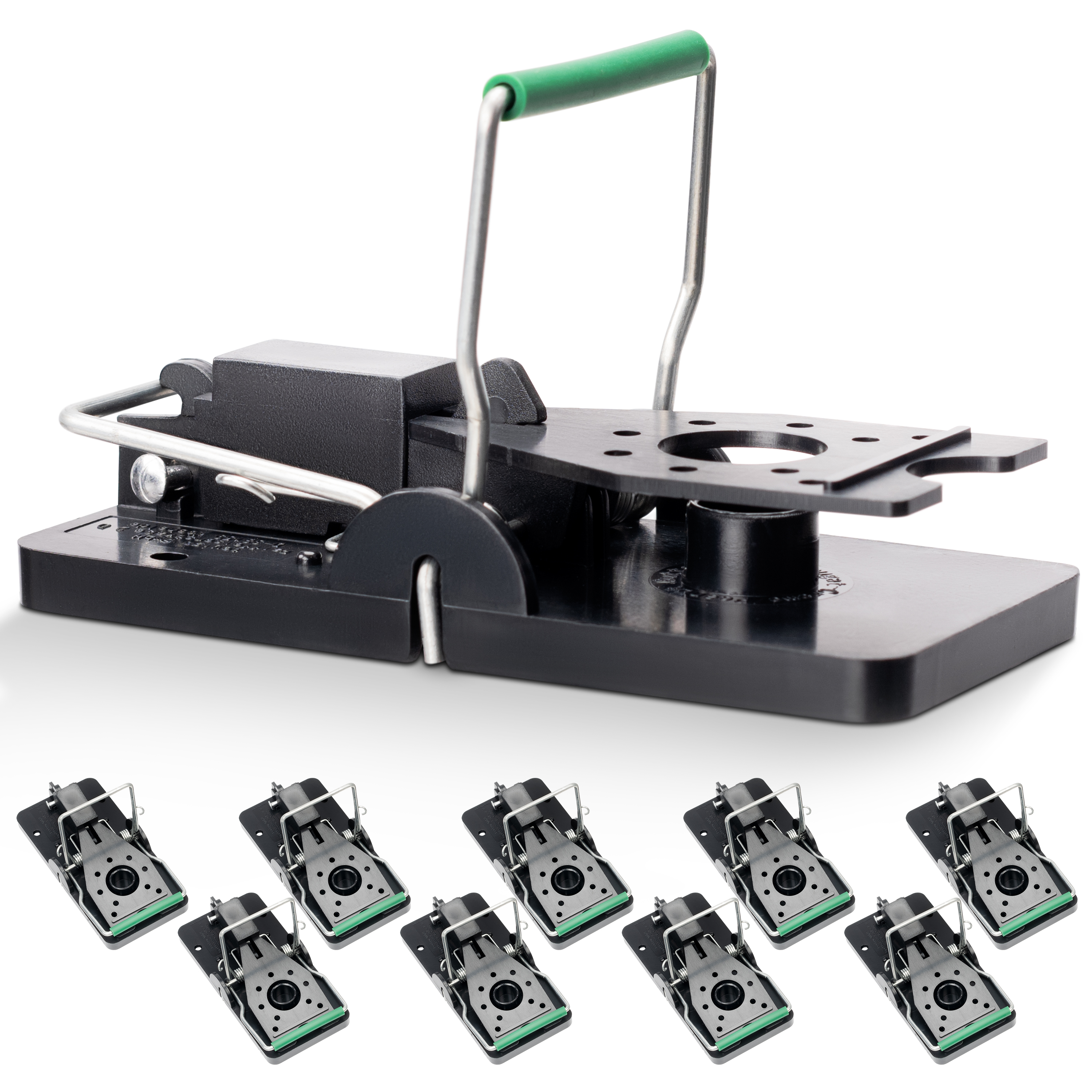 Snap trap against mice, 10 pcs GARDIGO plastic mouse trap, set of 10