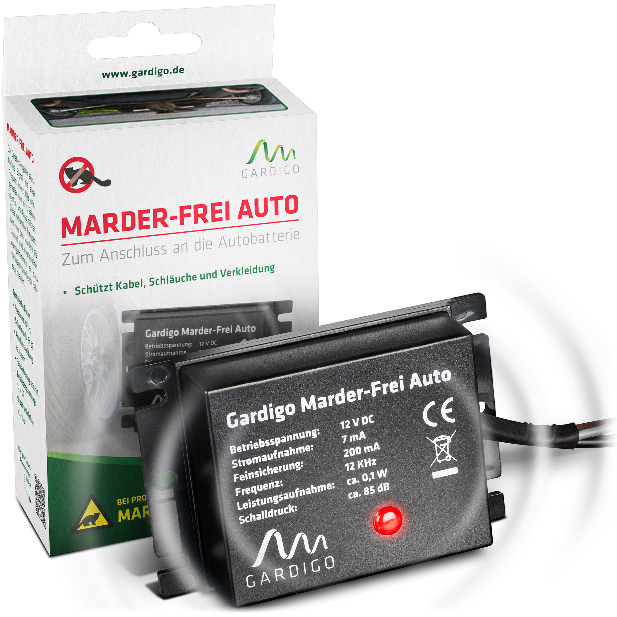 Marderschutz-von-Gardigo GARDIGO sonic marten repellent for cars