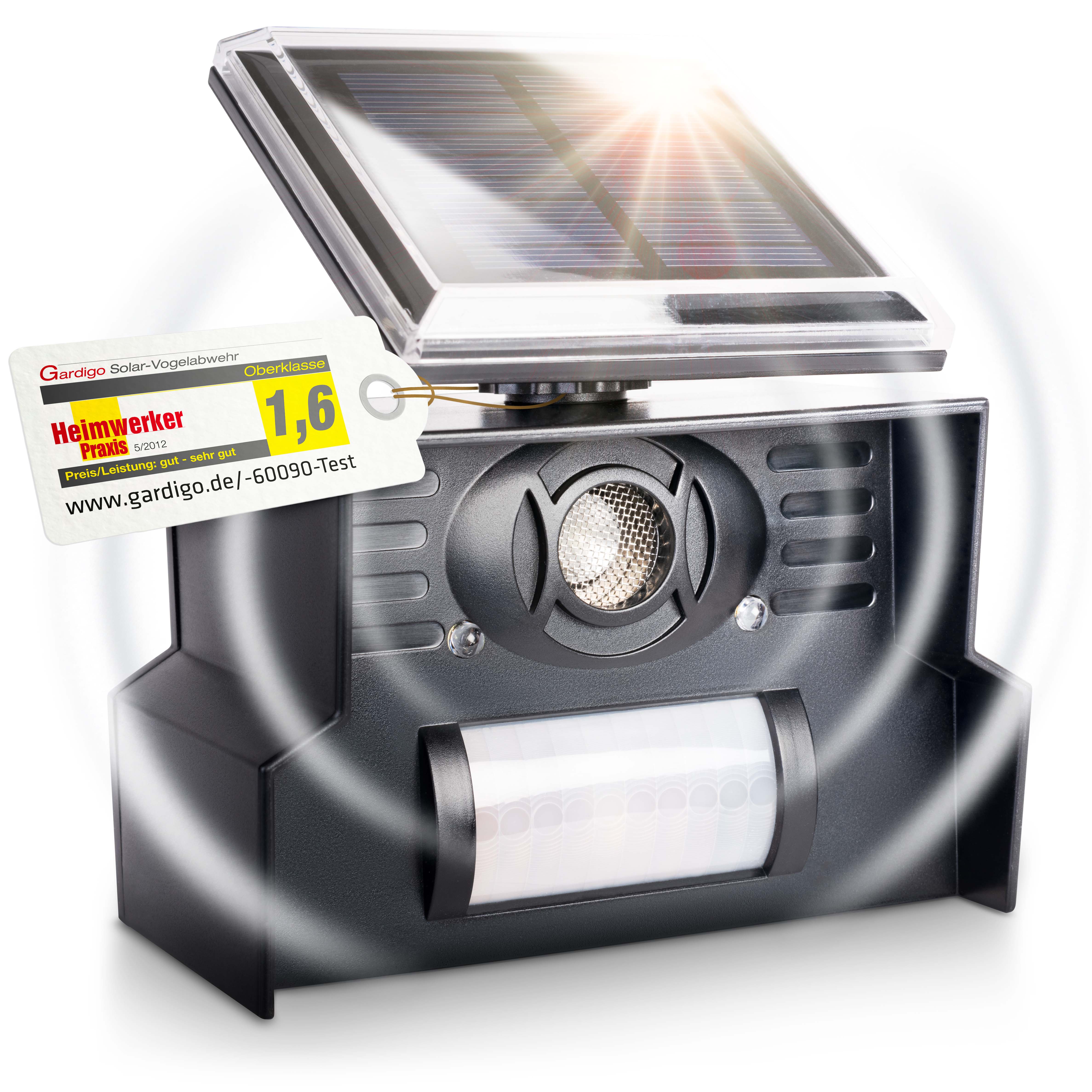 Ultrasonic solar bird repellent Ultrasonic solar bird deterrent