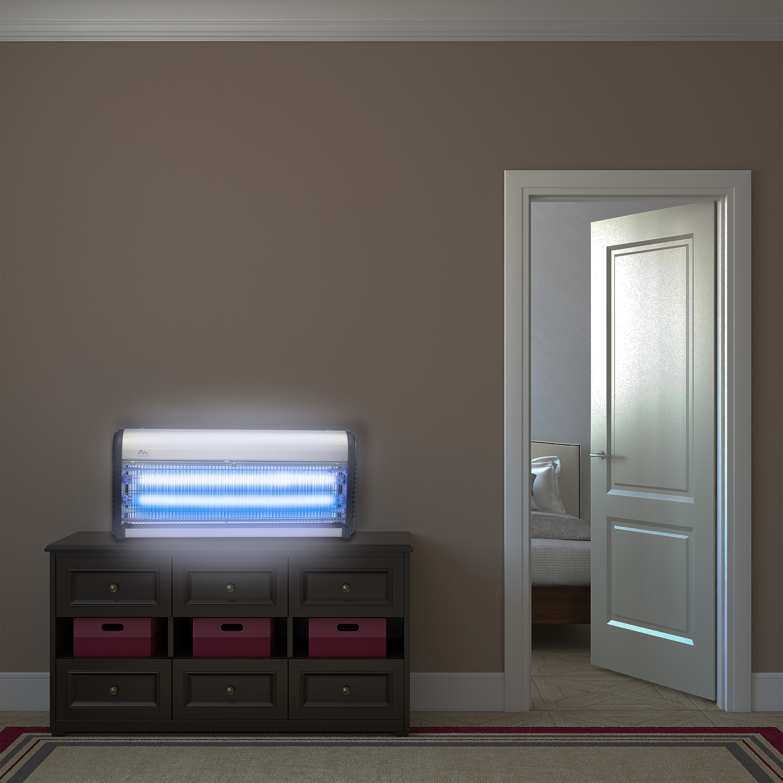 62403-Fluginsekten-Vernichter-Profi-150qm-Schlafzimmer-gegen-Muecken Flying Insect Trap Professional 150 m² | our largest bug zapper!