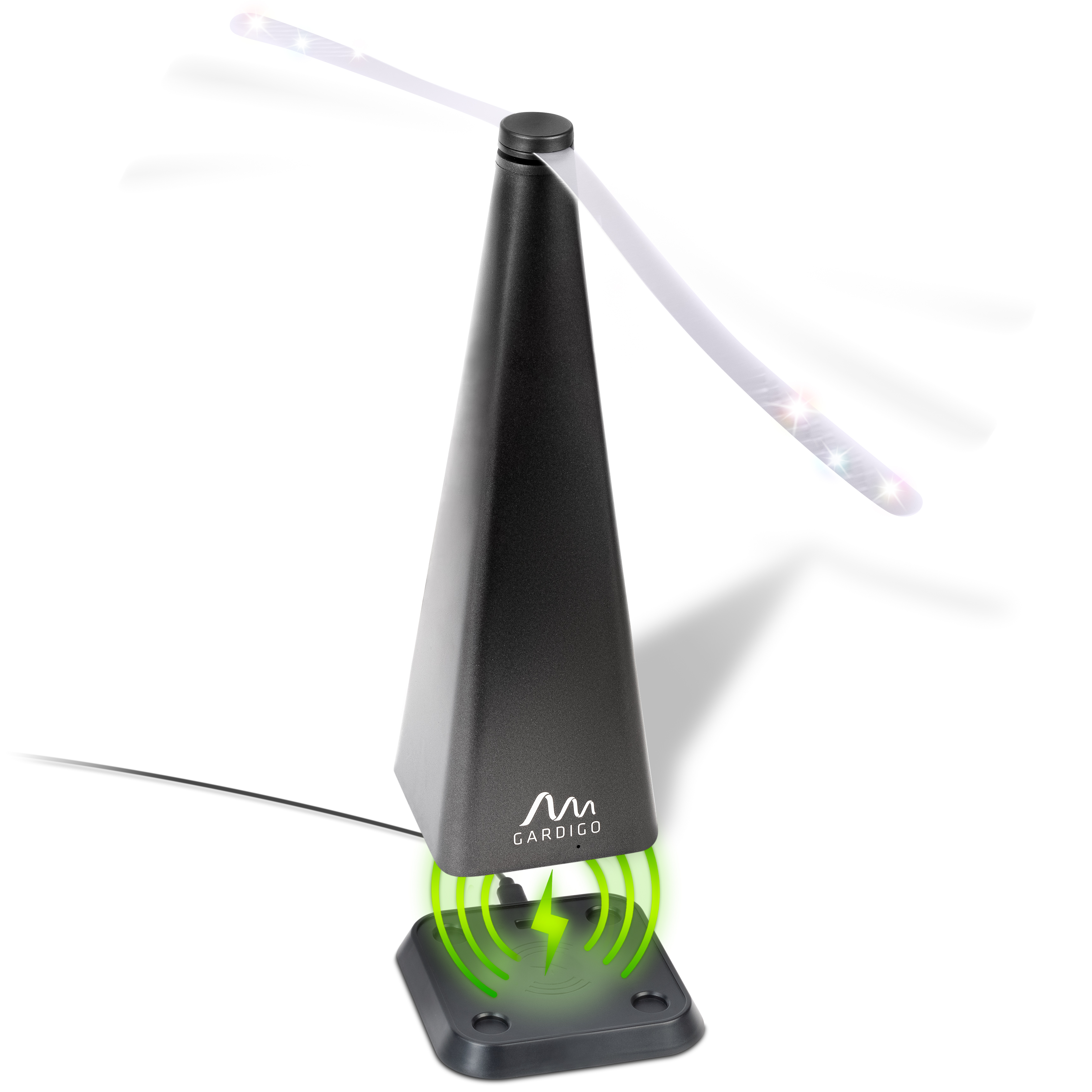 Fly Scare Fan Professional | rechargeable with inductive charging tray Fly Scare Fan Professional | rechargeable with inductive charging tray