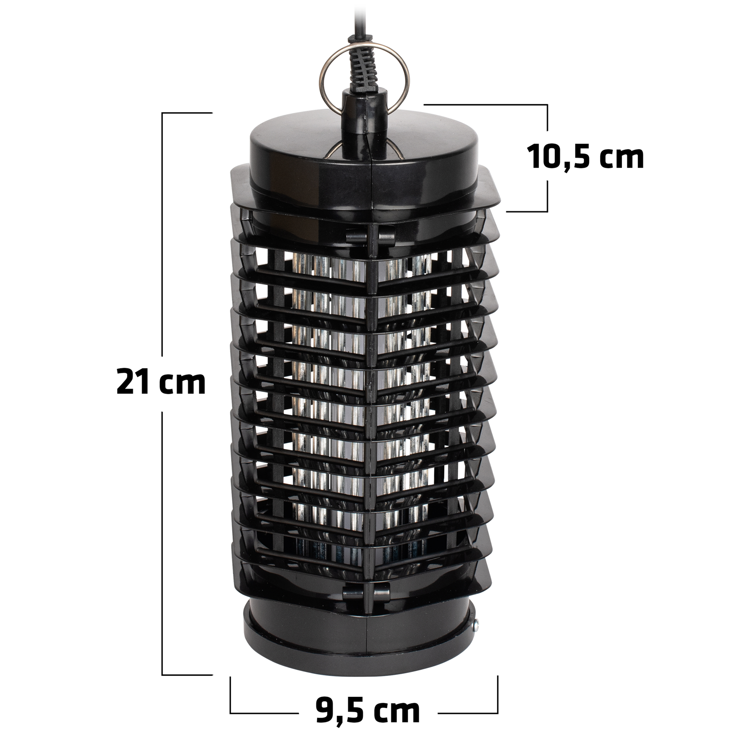 mueckenlampe-abmessungen-62331 Flying Insect Killer 25 m² | mosquito trap with ultraviolet light