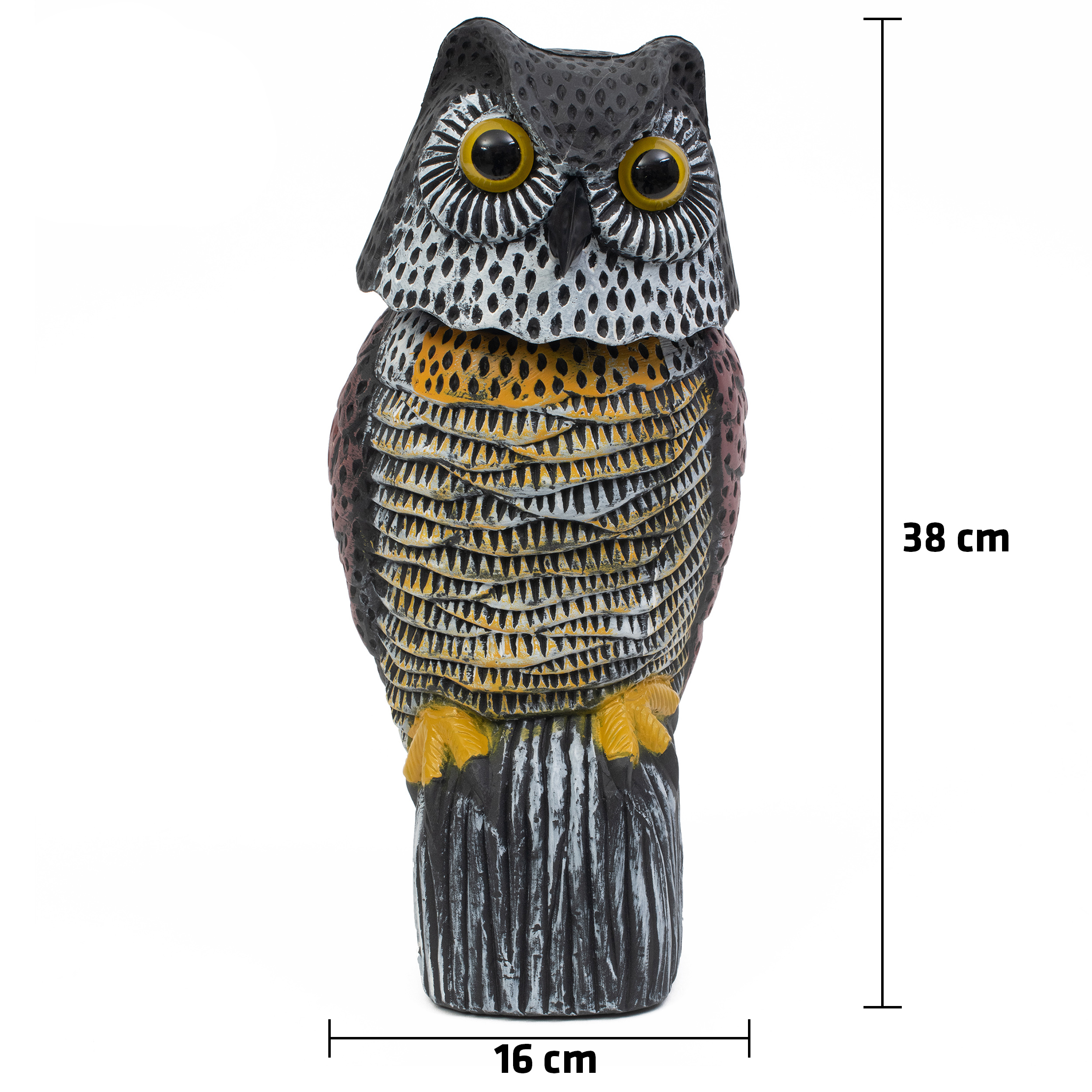vogelscheuche-eule-60102-masse Bird Deterrent Owl