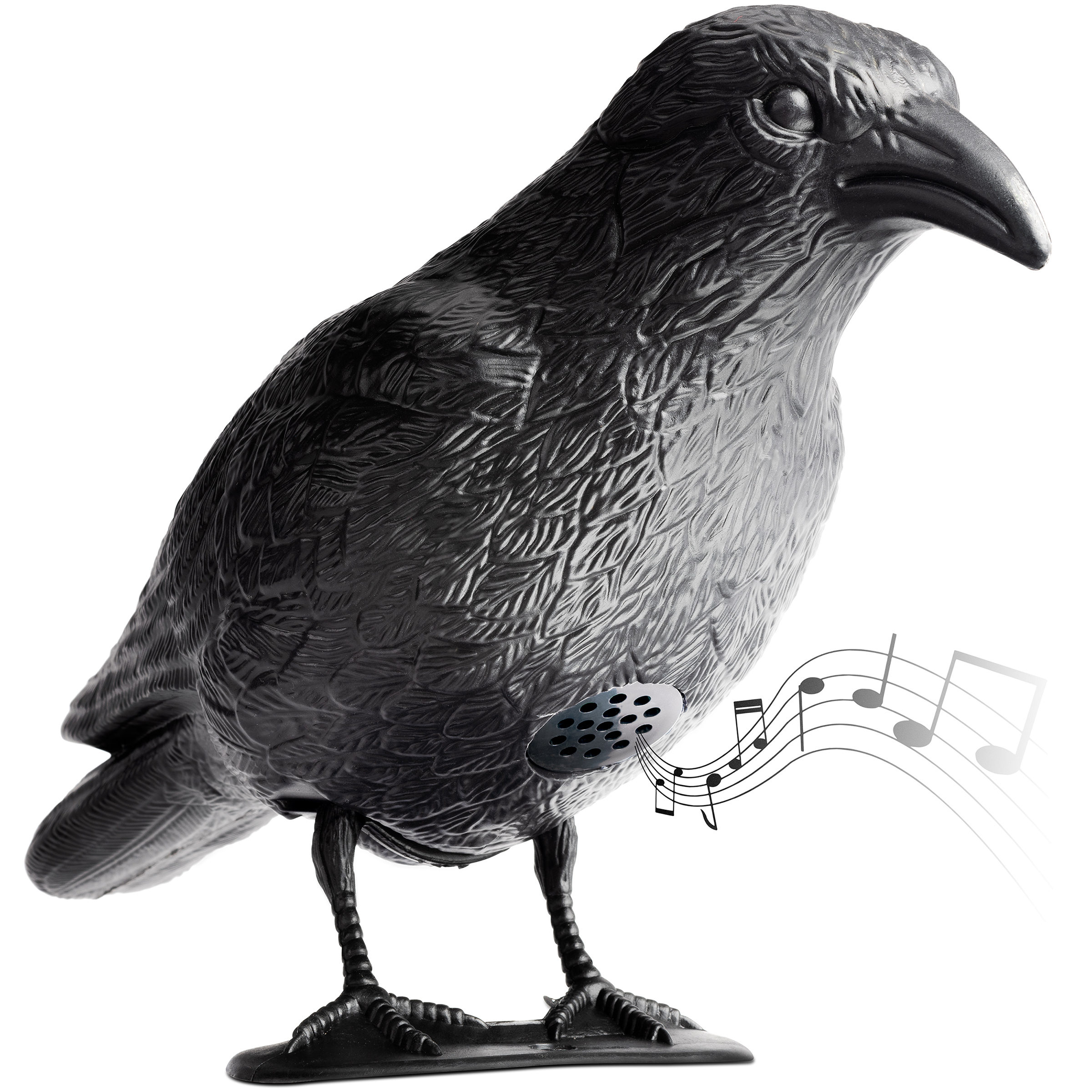 Solar pigeon deterrent Solar pigeon deterrent crow with realistic sounds and radar motion sensor