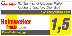 Heimwerker Praxis - 1/2019 - Mause-Falle 2er-Set (inkl. Köder)