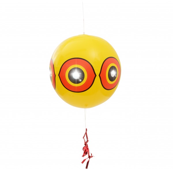 Vogel- & Reiher-Abwehr Ballon 2er-Set – der Vogelschreck-Ballon mit Reflektoren und Flatterband von Gardigo 