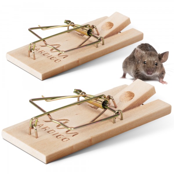 GARDIGO wooden mouse trap set of 2