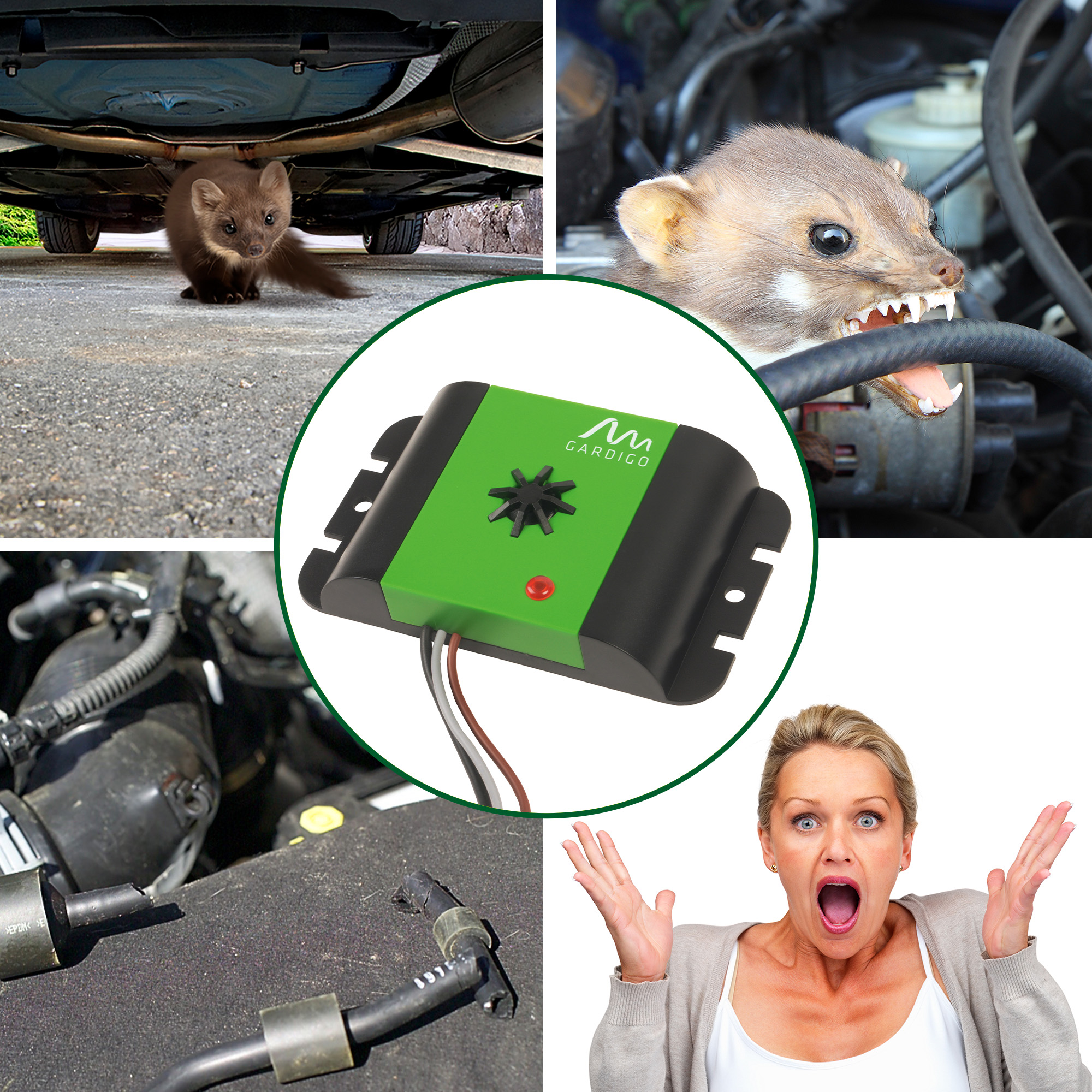 Ultrasonic marten repellent | for cars & other vehicles