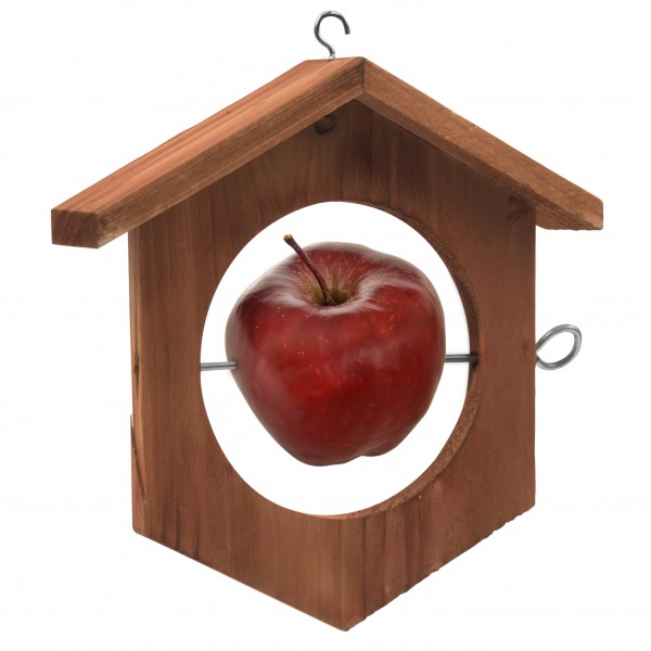 Apfel Futterstation für Vögel – die Futterstation für Äpfel, Birnen und Meisenknödel von Gardigo