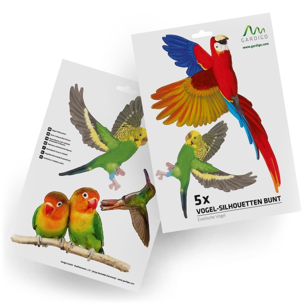 Anti Collision Bird Stickers – Exotic birds